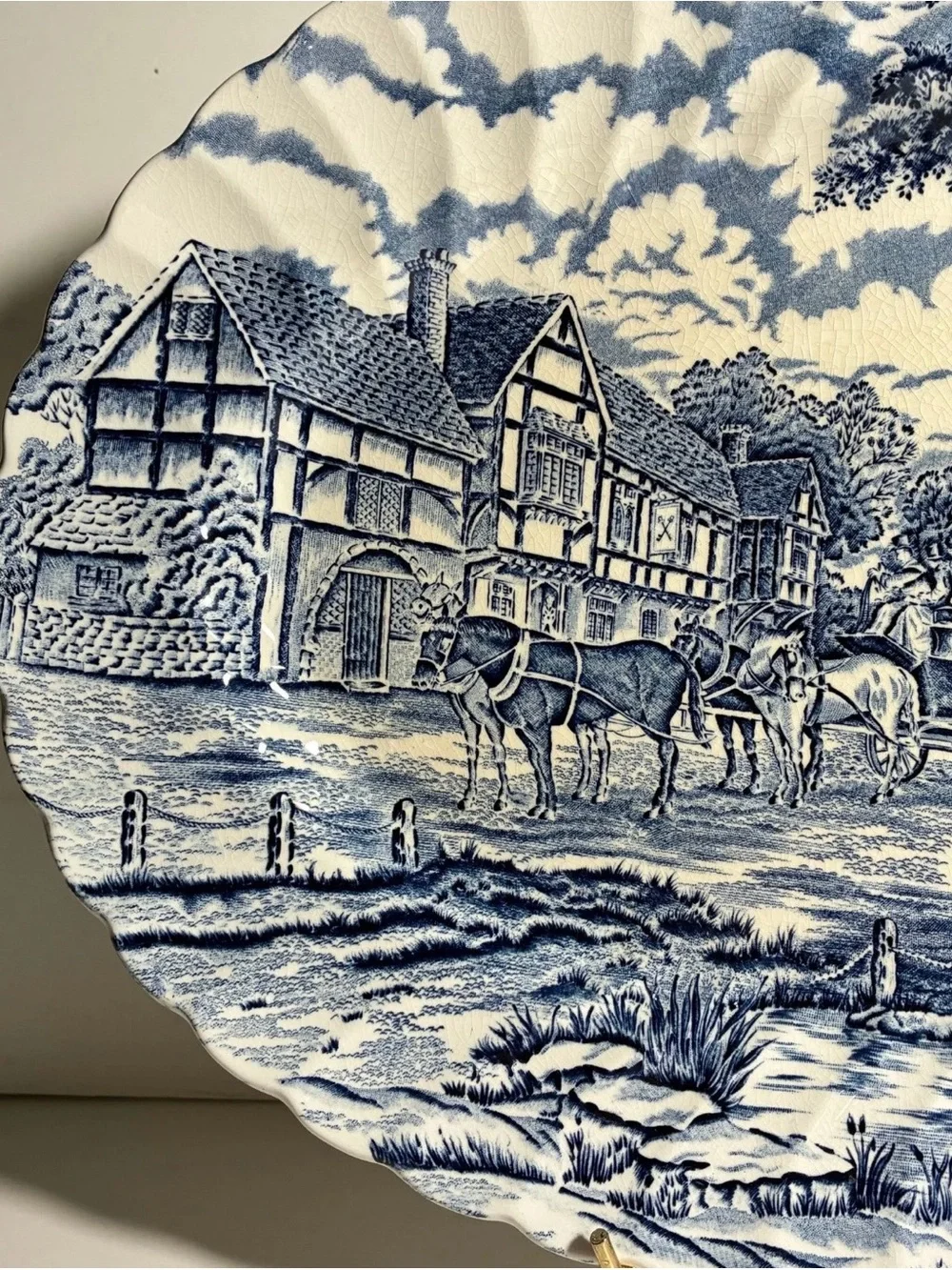 Vintage Myott Royal Mail Staffordshire Ironstone Large Platter